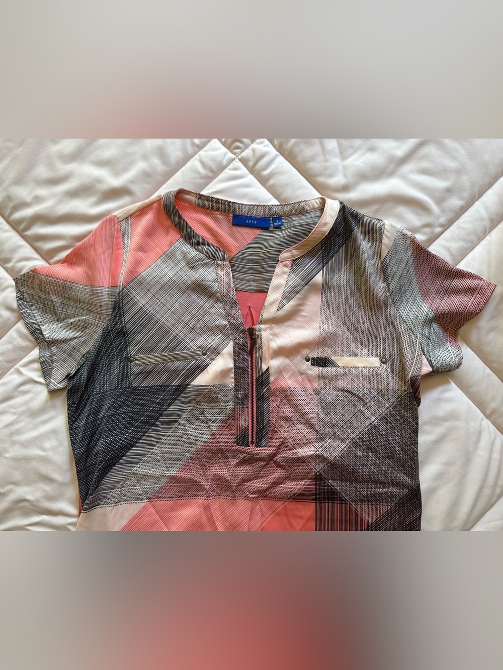 Apt. 9 Abstract Print Blouse